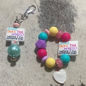 “Jesus Take the Wheel” Stanley Cup Accesory set